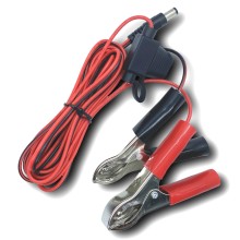 Kabel do podłączenia do akumulatora 12V – zaciski krokodylkowe Kabel do podłączenia do akumulatora 12V – zaciski krokodylkowe