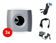 Zestaw 3 odstraszaczy kun i akcesoriów