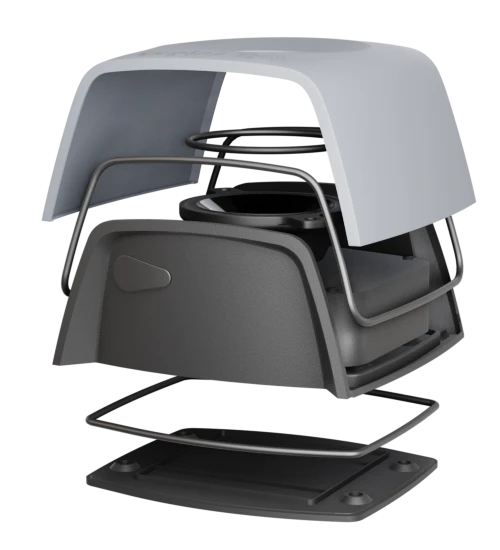 Odstraszacz kun i myszy - kolor szary